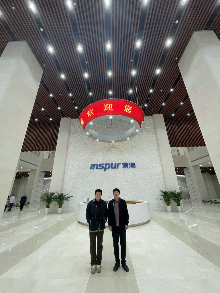 潔晶集團總裁林成彬赴浪潮商洽深度合作 潔晶集團總裁林成彬赴浪潮商洽深度合作